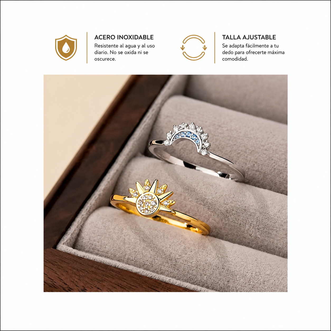 Anillo Sol & Luna